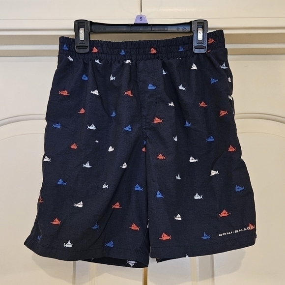 Columbia PFG Boy's Omni-Shade Swim Trunk Shorts - Picture 1 of 10